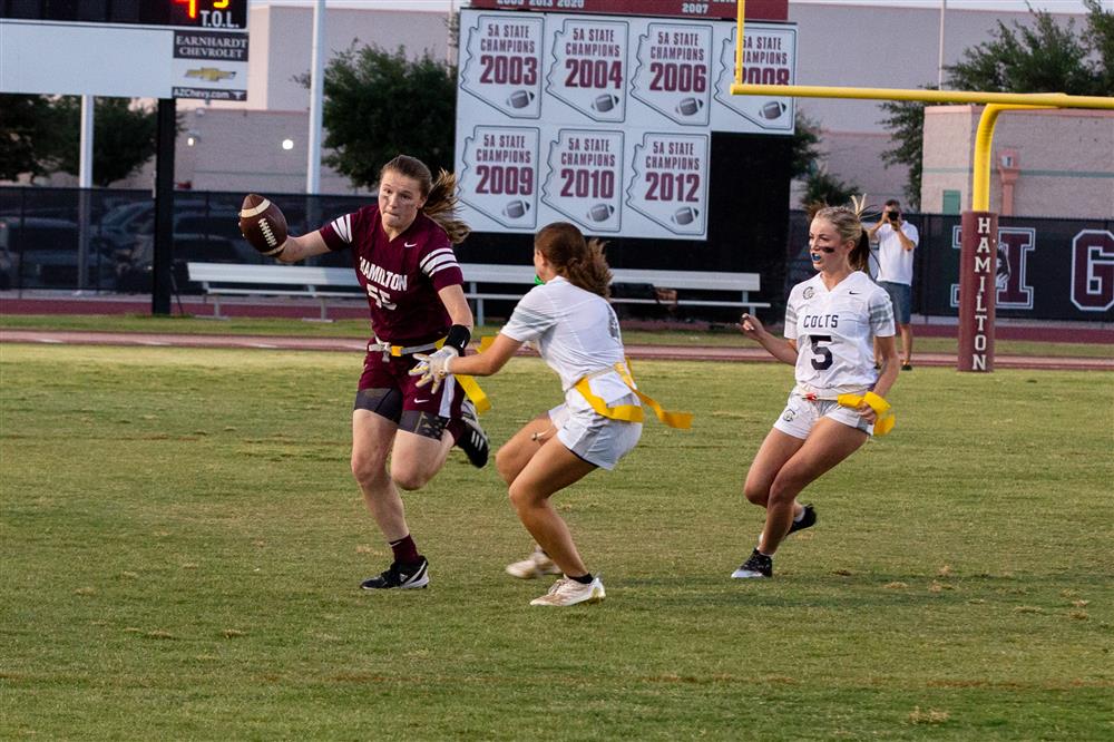 Flag Football Finals, Casteel v. Hamilton